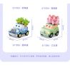 SEMBO 611054 non  CỬA HÀNG HOA EDELWEISS bộ đồ chơi xếp lắp ráp ghép mô hình Flowers 160 khối