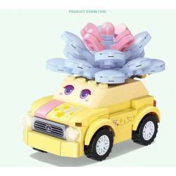 SEMBO 611054 non  CỬA HÀNG HOA EDELWEISS bộ đồ chơi xếp lắp ráp ghép mô hình Flowers 160 khối