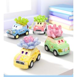 SEMBO 611054 non  CỬA HÀNG HOA EDELWEISS bộ đồ chơi xếp lắp ráp ghép mô hình Flowers 160 khối