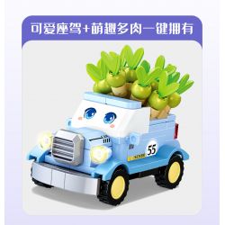 SEMBO 611054 non  CỬA HÀNG HOA EDELWEISS bộ đồ chơi xếp lắp ráp ghép mô hình Flowers 160 khối