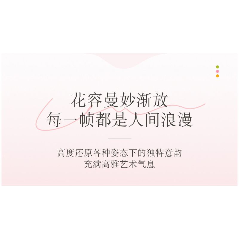 JAKI JK26101 26101 non  NHẬT KÝ THỰC VẬT LILY LIGHT SPRING bộ đồ chơi xếp lắp ráp ghép mô hình Flowers PLANTE EARLY SPRING Hoa