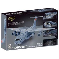 SHARP MODEL JIMU LIANGPIN 10305 non  BATTLE MADNESS MÁY BAY VẬN TẢI Y-20 bộ đồ chơi xếp lắp ráp ghép mô hình Military Army Quân Sự Bộ Đội 2250 khối