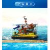 ZHEGAO 662002 non  ĐỨC MARIA THẦM LẶNG bộ đồ chơi xếp lắp ráp ghép mô hình Pirates Of The Caribbean SHIPWRECKS Cướp Biển Vùng Caribe 662 khối