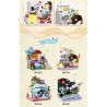 ZHEGAO QL1033 1033 non  NGƯỜI GIỮ BÚT VUI NHỘN SIÊU ẨM THỰC bộ đồ chơi xếp lắp ráp ghép mô hình Stationery 173 khối