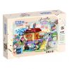 ZHEGAO QL1032 1032 non  NGƯỜI GIỮ BÚT VUI NHỘN NGÔI NHÀ MƠ ƯỚC bộ đồ chơi xếp lắp ráp ghép mô hình Stationery 364 khối
