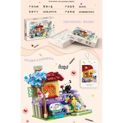 ZHEGAO QL1032 1032 non  NGƯỜI GIỮ BÚT VUI NHỘN NGÔI NHÀ MƠ ƯỚC bộ đồ chơi xếp lắp ráp ghép mô hình Stationery 364 khối