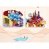 ZHEGAO QL1032 1032 non  NGƯỜI GIỮ BÚT VUI NHỘN NGÔI NHÀ MƠ ƯỚC bộ đồ chơi xếp lắp ráp ghép mô hình Stationery 364 khối