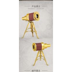 ZHEGAO 00381 non  KÍNH THIÊN VĂN bộ đồ chơi xếp lắp ráp ghép mô hình Creator Expert TELESCOPE Chuyên Gia Sáng Tạo 649 khối