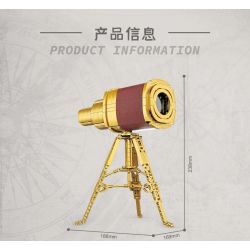 ZHEGAO 00381 non  KÍNH THIÊN VĂN bộ đồ chơi xếp lắp ráp ghép mô hình Creator Expert TELESCOPE Chuyên Gia Sáng Tạo 649 khối