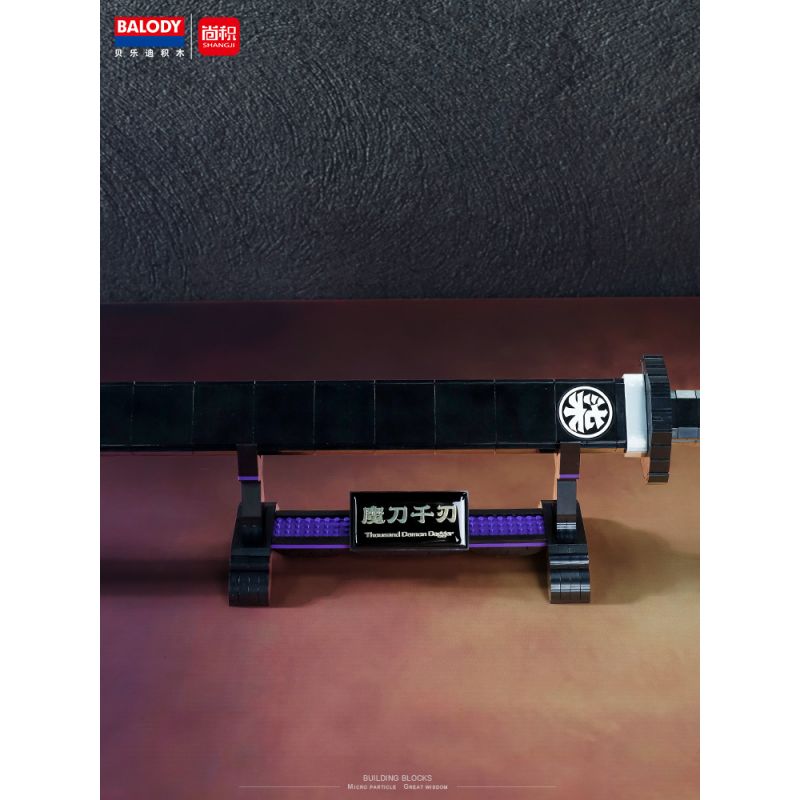 BALODY 21108 non  SÁT THỦ WU LIUQI QUANG QUỶ KIẾM NGÀN LƯỠI bộ đồ chơi xếp lắp ráp ghép mô hình Movie & Game Phim Và Trò Chơi