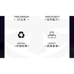 BALODY 21108 non  SÁT THỦ WU LIUQI QUANG QUỶ KIẾM NGÀN LƯỠI bộ đồ chơi xếp lắp ráp ghép mô hình Movie & Game Phim Và Trò Chơi