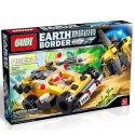 GUDI 8211 non Lego Ô TÔ CHIẾN ĐẤU CÙNG ROBOT ONG bộ đồ chơi xếp lắp ráp ghép mô hình Earth Border Biến Giới Trái Đất 185 khối