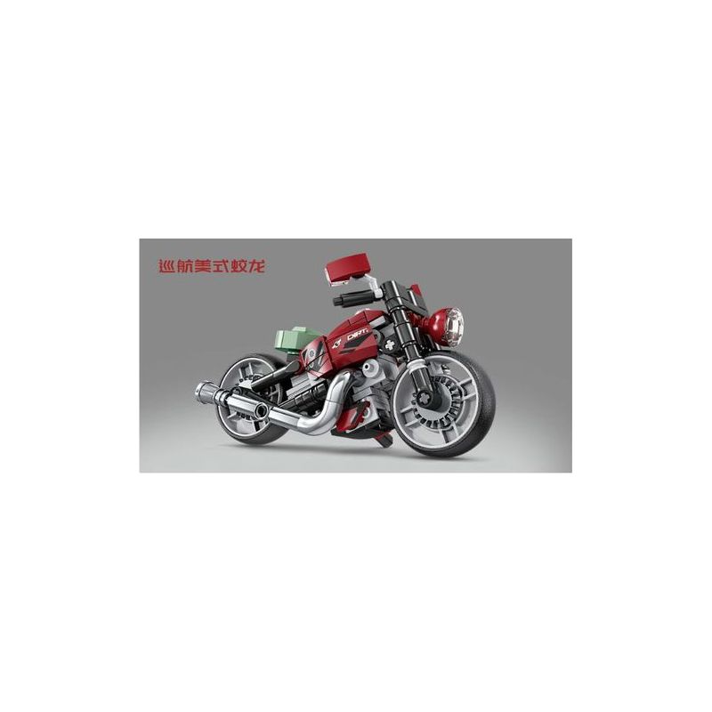 Kazi KY6151-4 6151-4 non  DỰ ÁN XE SANG DU THUYỀN RỒNG MỸ bộ đồ chơi xếp lắp ráp ghép mô hình Model Team PROJECT-D Mô Hình Hiện Đại 145 khối