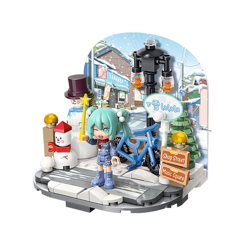 QMAN ENLIGHTEN KEEPPLEY 76011 non  HATSUNE MIKU FOUR SEASONS CUTENESS 8 MẪU ĐI CHƠI MÙA XUÂN CẦU SHIGURE TRÀ CHANH HÈ DƯA HẤU ĐÁ DÃ NGOẠI THU XÍCH ĐU CÂY PHONG GIÁNG SINH VUI VẺ ĐÙA TRONG TUYẾT VÀO ĐÔNG bộ đồ chơi xếp lắp ráp ghép mô hình Movie & Game Phim Và Trò Chơi
