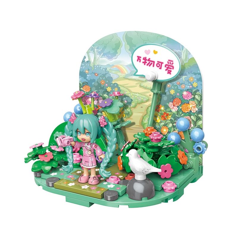 QMAN ENLIGHTEN KEEPPLEY 76011 non  HATSUNE MIKU FOUR SEASONS CUTENESS 8 MẪU ĐI CHƠI MÙA XUÂN CẦU SHIGURE TRÀ CHANH HÈ DƯA HẤU ĐÁ DÃ NGOẠI THU XÍCH ĐU CÂY PHONG GIÁNG SINH VUI VẺ ĐÙA TRONG TUYẾT VÀO ĐÔNG bộ đồ chơi xếp lắp ráp ghép mô hình Movie & Game Phim Và Trò Chơi