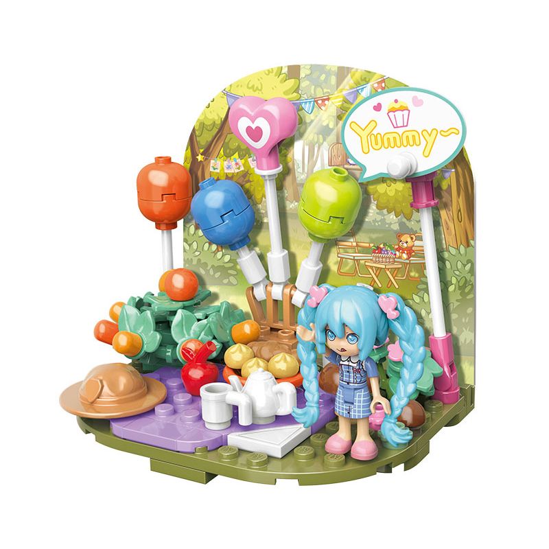 QMAN ENLIGHTEN KEEPPLEY 76011 non  HATSUNE MIKU FOUR SEASONS CUTENESS 8 MẪU ĐI CHƠI MÙA XUÂN CẦU SHIGURE TRÀ CHANH HÈ DƯA HẤU ĐÁ DÃ NGOẠI THU XÍCH ĐU CÂY PHONG GIÁNG SINH VUI VẺ ĐÙA TRONG TUYẾT VÀO ĐÔNG bộ đồ chơi xếp lắp ráp ghép mô hình Movie & Game Phim Và Trò Chơi