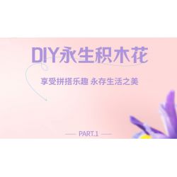 TOP TOY TC1108 1108 non  BÓ HOA GENTLE SAINT-PAUL NICE bộ đồ chơi xếp lắp ráp ghép mô hình Flowers FLOWERS BOUQUET