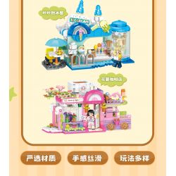 TOP TOY TC2013 2013 non  THƯỞNG THỨC LOẠT CẢNH ĐƯỜNG PHỐ TUYỆT ĐẸP YUANQI BAKERY bộ đồ chơi xếp lắp ráp ghép mô hình Girl ENERGY BAKERY Con Gái