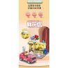 PanlosBrick 685001 Panlos Brick 685001 non  CỬA HÀNG HOA WULING HONGGUANG MINIEV MUI TRẦN bộ đồ chơi xếp lắp ráp ghép mô hình FLOWER SHOP 429 khối