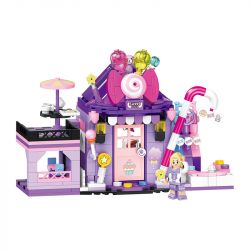 TOP TOY TC2012 2012 non  THƯỞNG THỨC LOẠT CẢNH ĐƯỜNG PHỐ TUYỆT VỜI QUQI BANGBANG HOUSE bộ đồ chơi xếp lắp ráp ghép mô hình Girl LILLIPOP HOUSE Con Gái