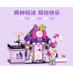 TOP TOY TC2012 2012 non  THƯỞNG THỨC LOẠT CẢNH ĐƯỜNG PHỐ TUYỆT VỜI QUQI BANGBANG HOUSE bộ đồ chơi xếp lắp ráp ghép mô hình Girl LILLIPOP HOUSE Con Gái