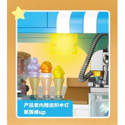 TOP TOY TC2011 2011 non  THƯỞNG THỨC LOẠT CẢNH ĐƯỜNG PHỐ TUYỆT ĐẸP MIAOMIAO SHAVED ICE HOUSE bộ đồ chơi xếp lắp ráp ghép mô hình Girl MIAO ICE HOUSE Con Gái