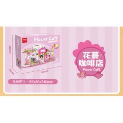 TOP TOY TC2011 2011 non  THƯỞNG THỨC LOẠT CẢNH ĐƯỜNG PHỐ TUYỆT ĐẸP MIAOMIAO SHAVED ICE HOUSE bộ đồ chơi xếp lắp ráp ghép mô hình Girl MIAO ICE HOUSE Con Gái