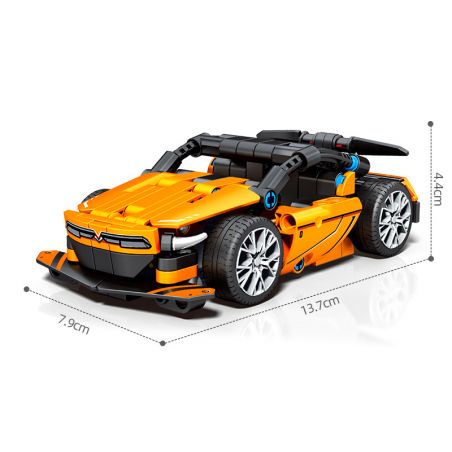 SEMBO 7000 non  CHIẾN BINH TỐC ĐỘ ĐỎ tỷ lệ 1:24 bộ đồ chơi xếp lắp ráp ghép mô hình  Kỹ Thuật Công Nghệ Cao Mô Hình Phương Tiện 225 khối