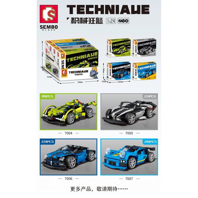 SEMBO 7006 non  SIÊU XE CHIM ƯNG tỷ lệ 1:24 bộ đồ chơi xếp lắp ráp ghép mô hình  Kỹ Thuật Công Nghệ Cao Mô Hình Phương Tiện 224 khối