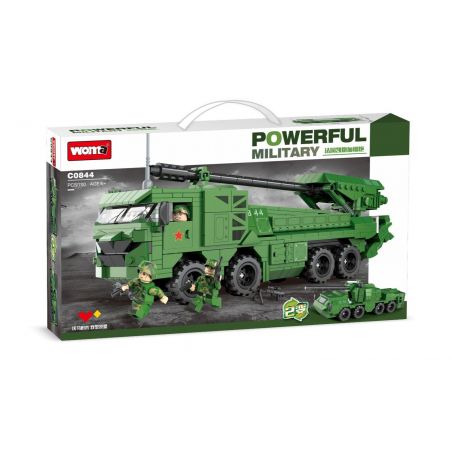 WOMA C0844 0844 non  CAESAR PHÁP CỘNG VỚI LỰU PHÁO bộ đồ chơi xếp lắp ráp ghép mô hình Military Army POWERFUL MILITARY Quân Sự Bộ Đội 700 khối
