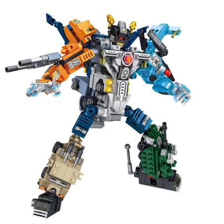 PanlosBrick 633075 Panlos Brick 633075 non  ROBOT QUÂN SỰ 8 TỔ HỢP bộ đồ chơi xếp lắp ráp ghép mô hình Military Army MILITARY ROBOT Quân Sự Bộ Đội 731 khối