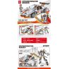 MINGDI 10086 non  BIẾN HÌNH CỰC NHANH PAGANI bộ đồ chơi xếp lắp ráp ghép mô hình SPEED DEFORMATION 522 khối