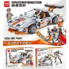 MINGDI 10086 non  BIẾN HÌNH CỰC NHANH PAGANI bộ đồ chơi xếp lắp ráp ghép mô hình SPEED DEFORMATION 522 khối