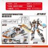 MINGDI 10086 non  BIẾN HÌNH CỰC NHANH PAGANI bộ đồ chơi xếp lắp ráp ghép mô hình SPEED DEFORMATION 522 khối