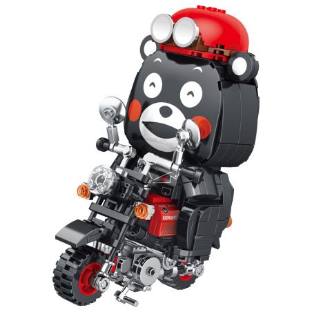 INBRIXX 880008 non  XE MÁY KUMAMON bộ đồ chơi xếp lắp ráp ghép mô hình Motorcycle Motorbike Xe Hai Bánh 334 khối