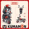 INBRIXX 880008 non  XE MÁY KUMAMON bộ đồ chơi xếp lắp ráp ghép mô hình Motorcycle Motorbike Xe Hai Bánh 334 khối