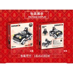 INBRIXX 880007 non  XE KUMAMON bộ đồ chơi xếp lắp ráp ghép mô hình Creator Sáng Tạo 137 khối