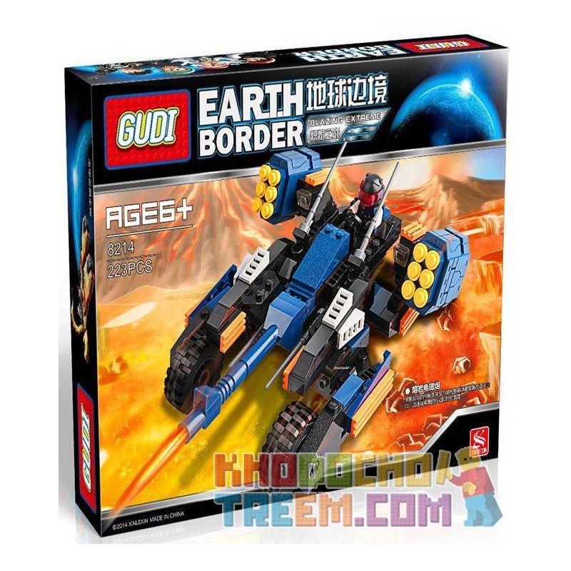 GUDI 8214 non  XE PHÁO 4 BÁNH bộ đồ chơi xếp lắp ráp ghép mô hình Earth Border Biến Giới Trái Đất 223 khối GUDI 8214 non  XE PHÁO 4 BÁNH bộ đồ chơi xếp lắp ráp ghép mô hình Earth Border Biến Giới Trái Đất 223 khối