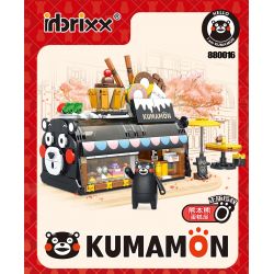 INBRIXX 880016 non  NHÀ BÁNH KUMAMON bộ đồ chơi xếp lắp ráp ghép mô hình Creator Sáng Tạo 620 khối