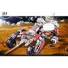 GUDI 8215 non  XE THIẾT GIÁP ĐỊA HÌNH GẮN PHÁO bộ đồ chơi xếp lắp ráp ghép mô hình Earth Border Biến Giới Trái Đất 296 khối