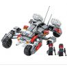 GUDI 8215 non  XE THIẾT GIÁP ĐỊA HÌNH GẮN PHÁO bộ đồ chơi xếp lắp ráp ghép mô hình Earth Border Biến Giới Trái Đất 296 khối