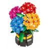 DK 3030 non  SAHARA TÌNH YÊU bộ đồ chơi xếp lắp ráp ghép mô hình Flowers HYDRANGEA Hoa 843 khối
