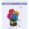 DK 3030 non  SAHARA TÌNH YÊU bộ đồ chơi xếp lắp ráp ghép mô hình Flowers HYDRANGEA Hoa 843 khối