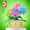 DK 3029 non  GIỎ HOA CẨM TÚ CẦU FOAM MANOR bộ đồ chơi xếp lắp ráp ghép mô hình Flowers HYDRANGEA 902 khối