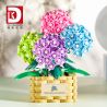 DK 3029 non  GIỎ HOA CẨM TÚ CẦU FOAM MANOR bộ đồ chơi xếp lắp ráp ghép mô hình Flowers HYDRANGEA 902 khối