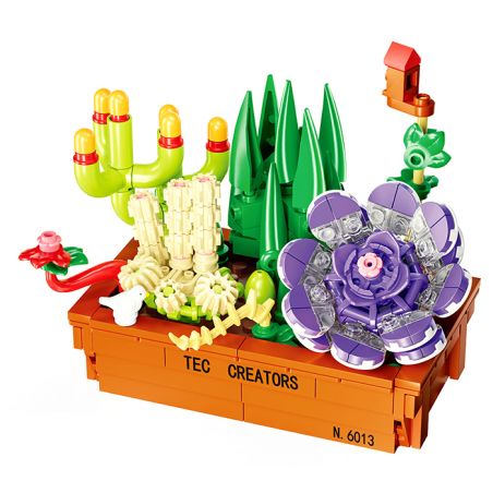 DK 6013 non  TẦN SE NIÊN HOA bộ đồ chơi xếp lắp ráp ghép mô hình Colorful World Thế Giới Sắc Màu 326 khối