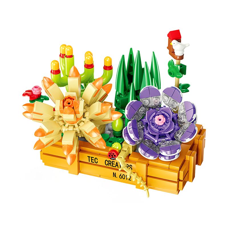 DK 6012 non Lego NĂM ĐẦY MÀU SẮC bộ đồ chơi xếp lắp ráp ghép mô hình Colorful World Thế Giới Sắc Màu 401 khối