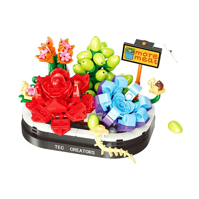 DK 6011 non Lego HƯƠNG THƠM BAY BỔNG bộ đồ chơi xếp lắp ráp ghép mô hình Colorful World Thế Giới Sắc Màu 274 khối
