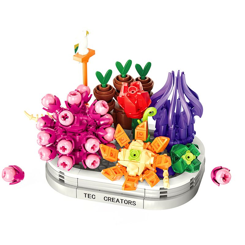 DK 6010 non Lego TRÁI TIM KHÔNG ??? TRONG BIỂN bộ đồ chơi xếp lắp ráp ghép mô hình Colorful World Thế Giới Sắc Màu 288 khối