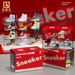 QIZHILE 102705 non  GIÀY THỂ THAO bộ đồ chơi xếp lắp ráp ghép mô hình Creator Sáng Tạo